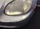 Before headlight restoration